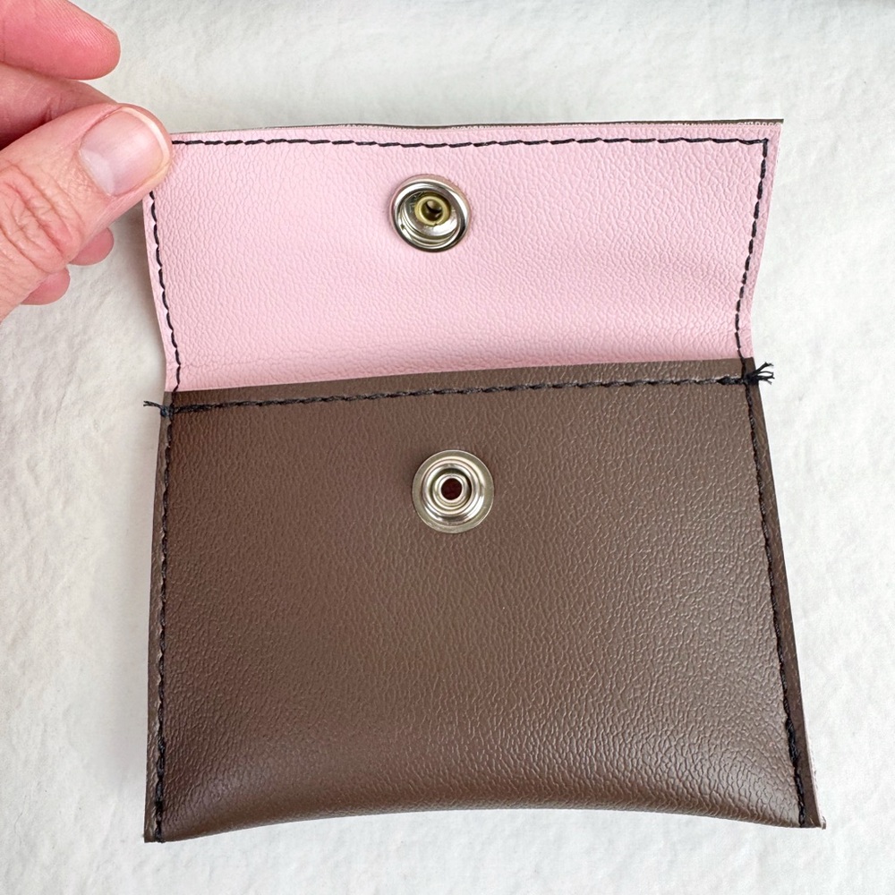 Holly Aiken Blast (Dots) Brown & Pink Clutch - Picture 9 of 11
